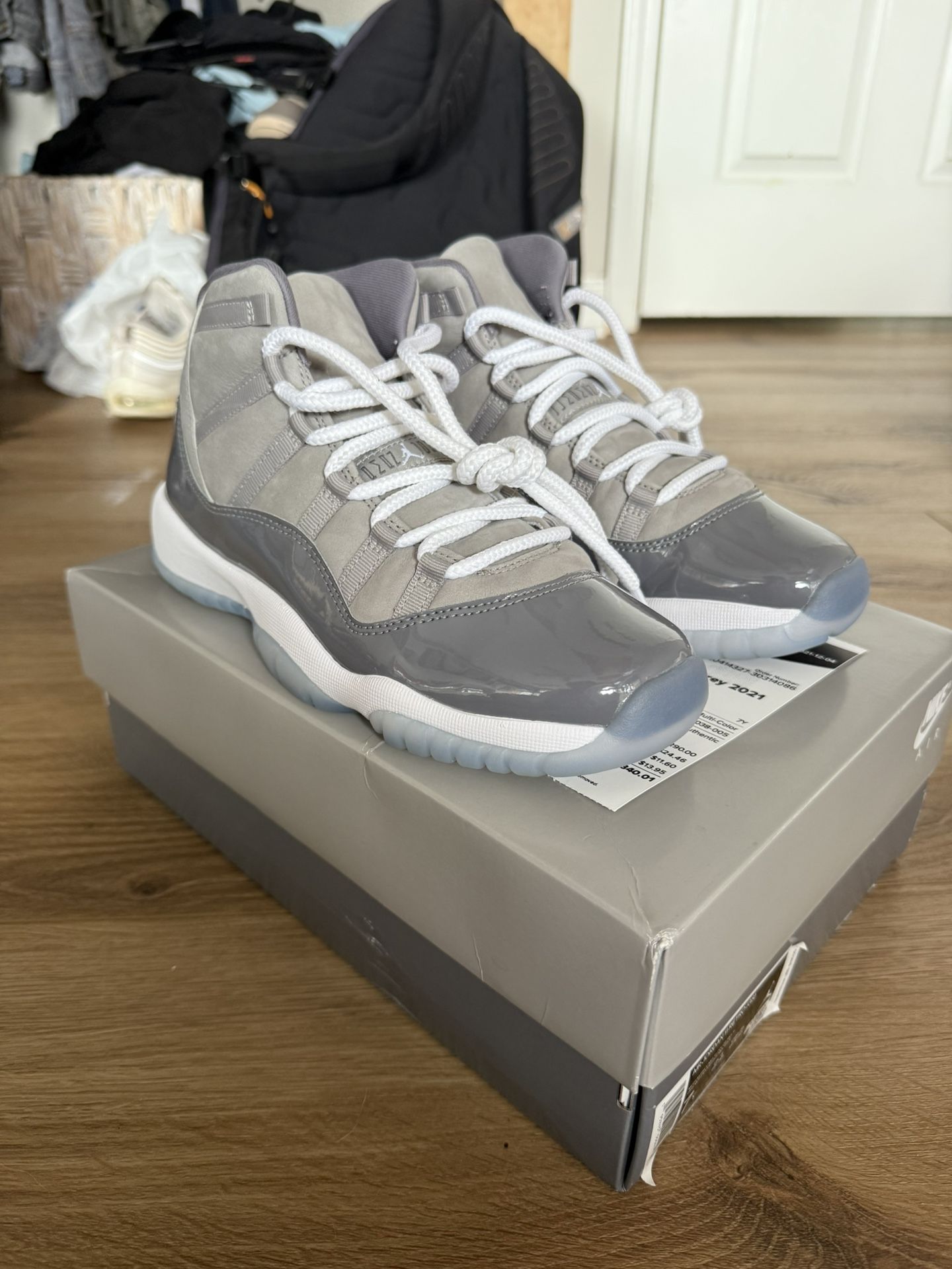 Air Jordan 11 Cool Grey 2021 Grade School Y 7