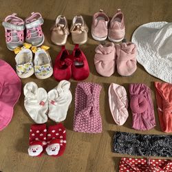 Baby Accessories 0 - 6 Months & Newborn Shoes Headbands 