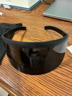 New futuristic shield over sized sunglasses
