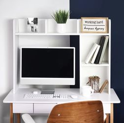 GlossyEnd Desk Bookshelf