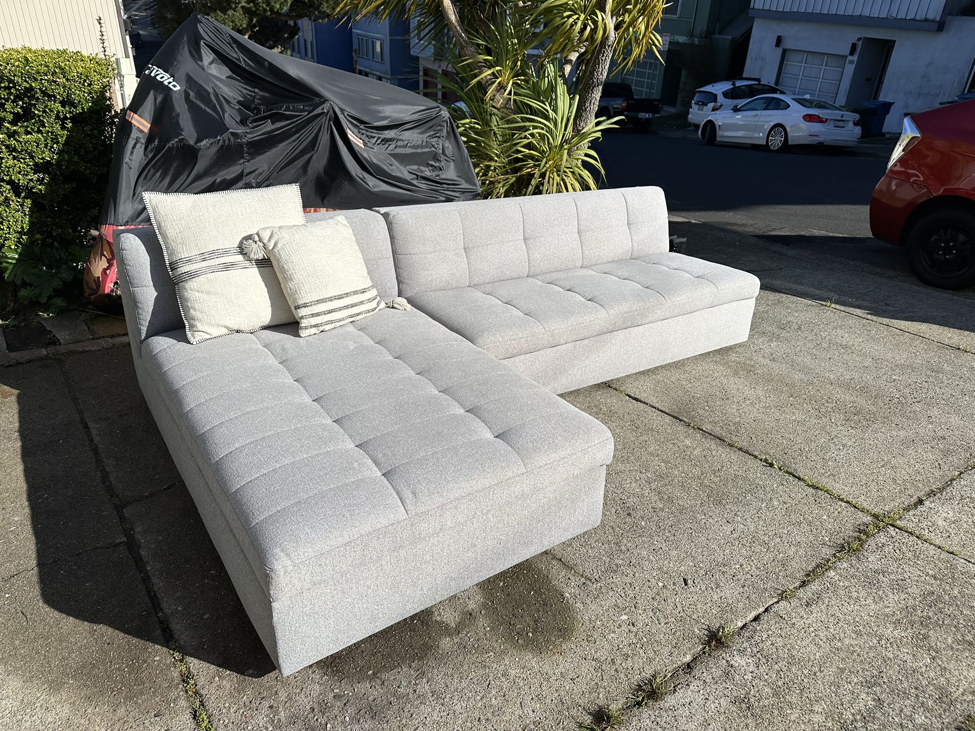 West Elm Plateau with Storage Chaise Sectional-FREE Delivery
