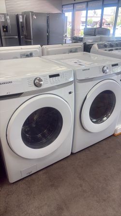 Front load washer dryer electric set