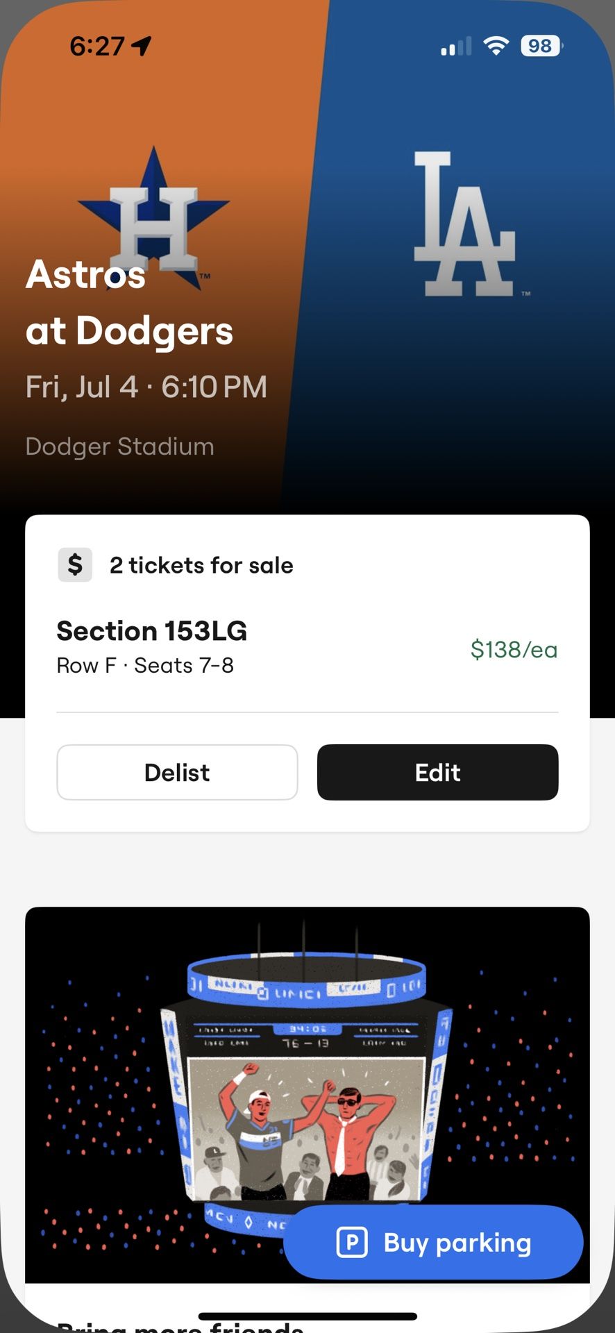 Dodger Tickets