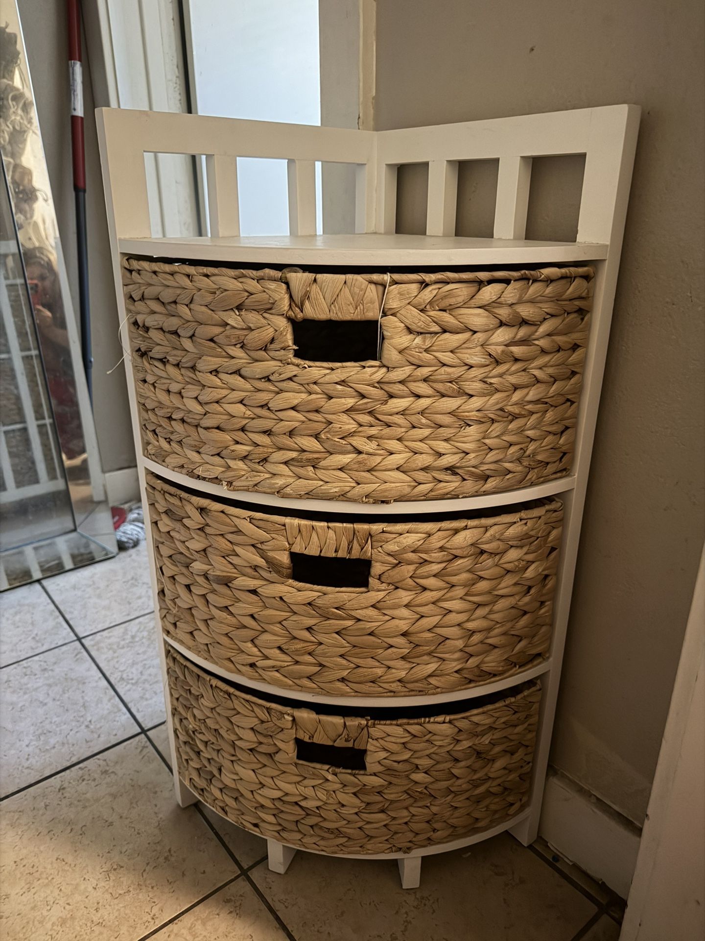 Shelf/ Drawers For Corner Wall