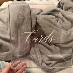 Acrylic Card Box For Party