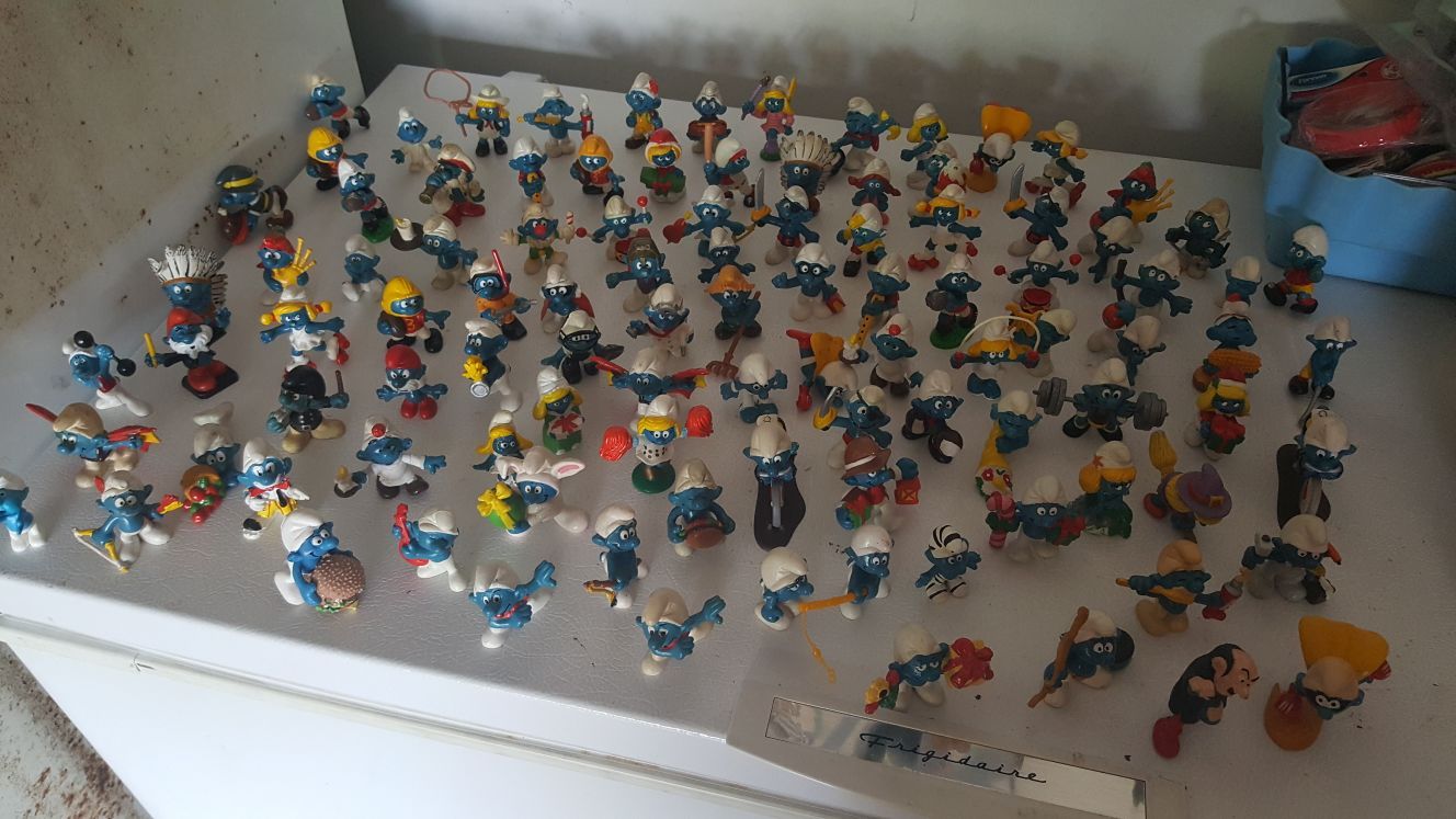Vintage smurfs