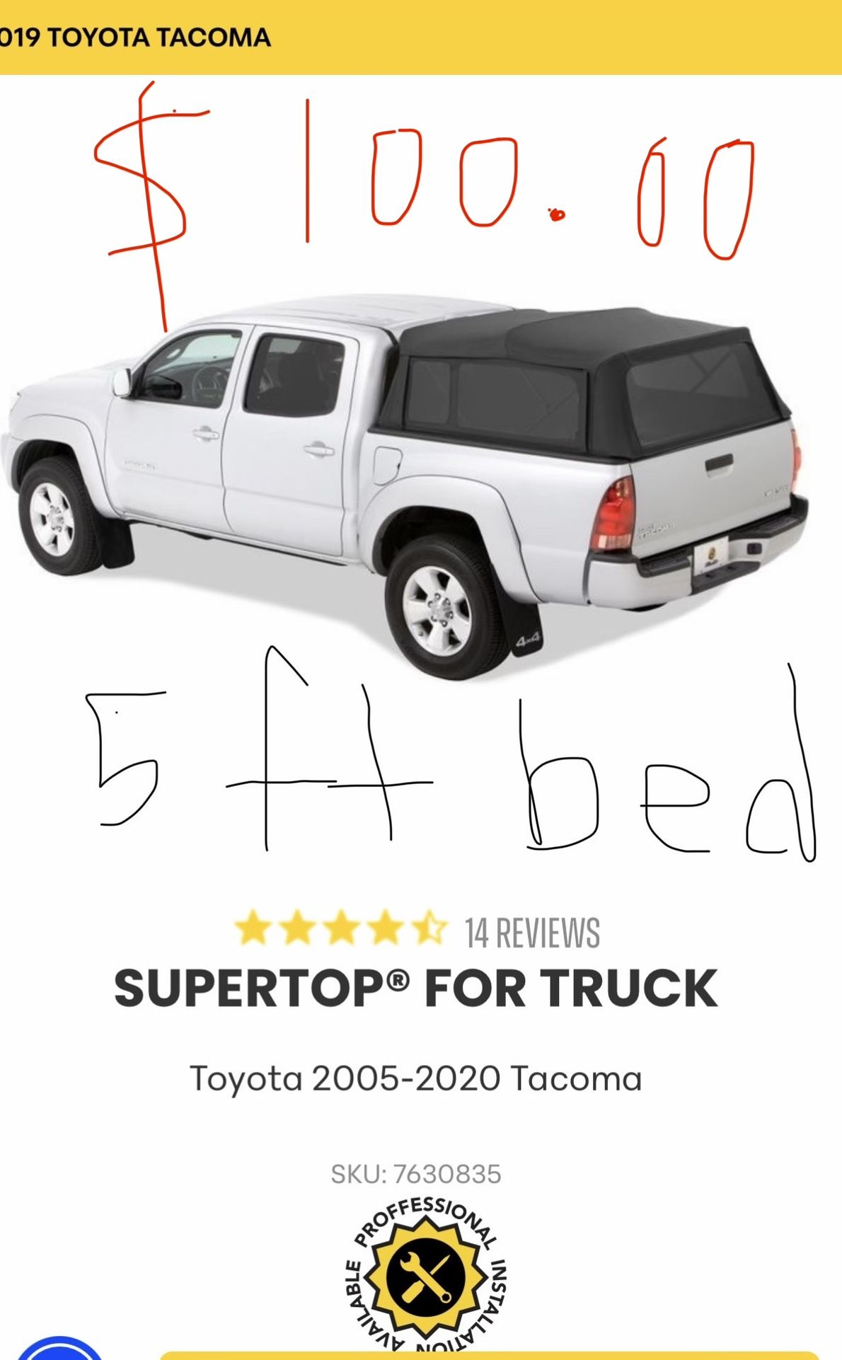 Supertop Soft-Sided Truck Canopy