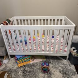  Crib and Mattress