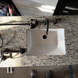 49” Vanity top W/under Mount Sink