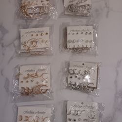 Gold And Silver Earring Set $5 Each