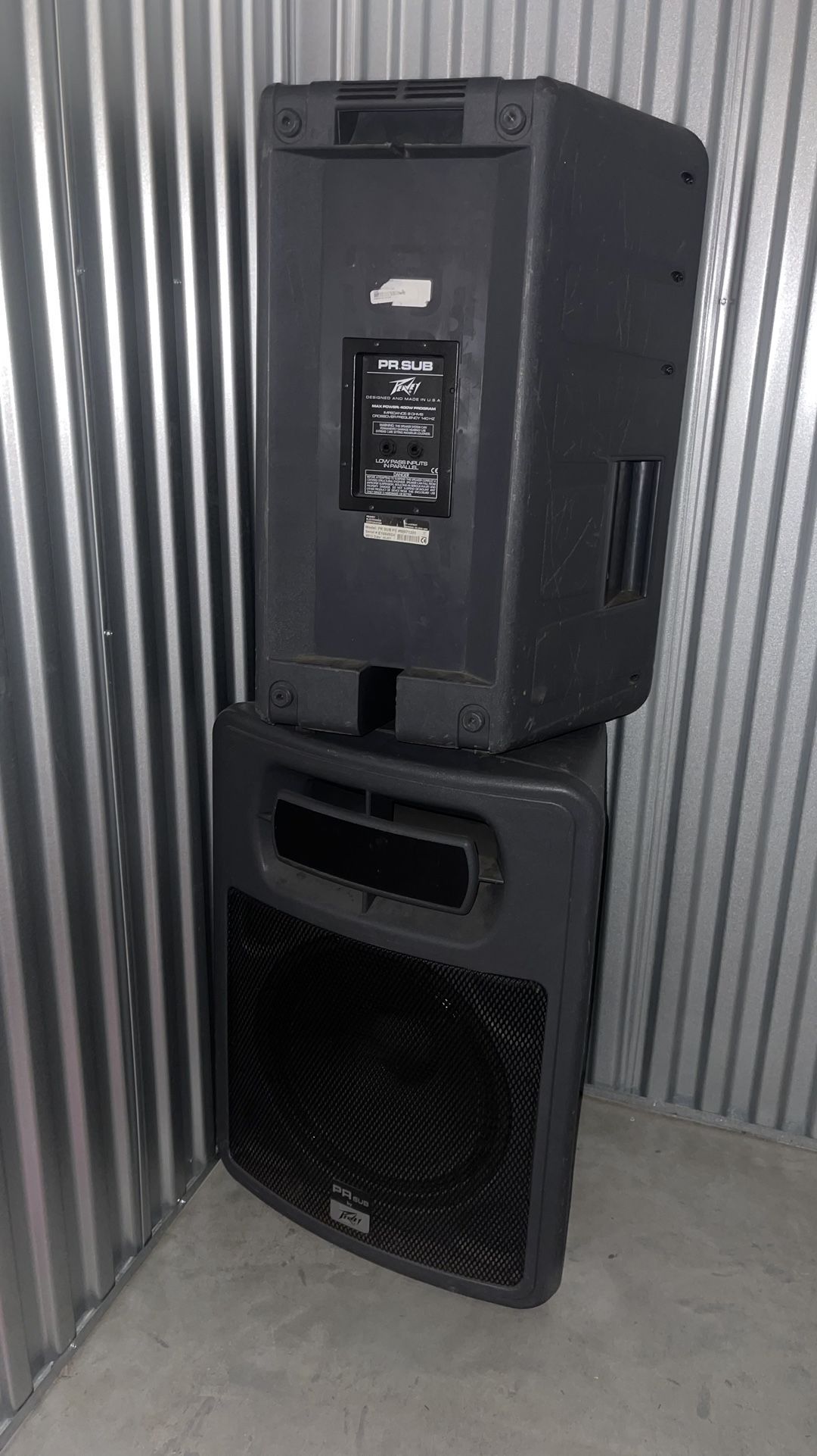Pair of DJ PAVEY Speakers