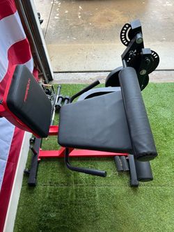 Leg Extension and Leg Curl Machine