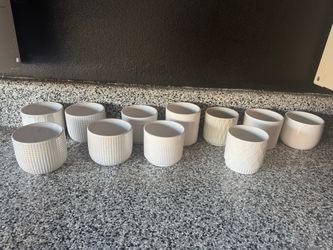 Ceramic plant pots