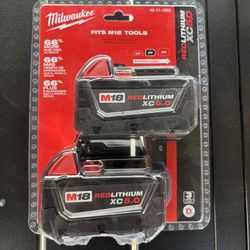 Milwaukee 2pk Battery Set 