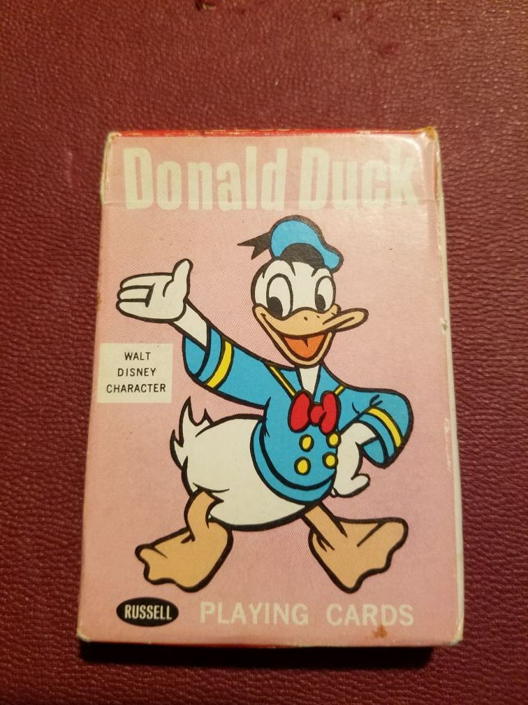 1965 Disney Donald Duck Playing Cards