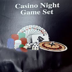 Blackjack-Craps Casino Night Game Set