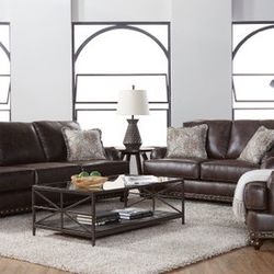 Sofa And Love Seat With Chair For $1599 Finance Available 