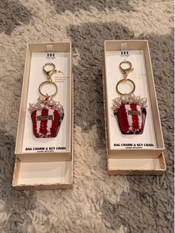 Haunt Hippie Popcorn Keychains