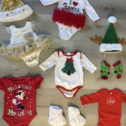 0-6 Month Christmas Clothing 