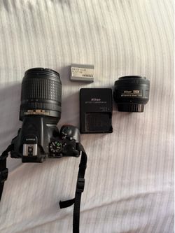 Nikon D5500 DSLR Bundle | 18-140mm VR + 35mm f/1.8 Lens