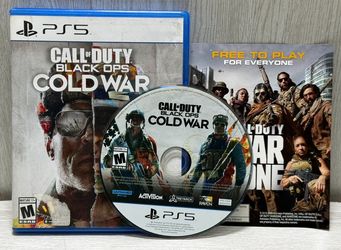 Sony Playstation 5 Call of Duty Black Ops Cold War With Case and Manual (A1G013757)