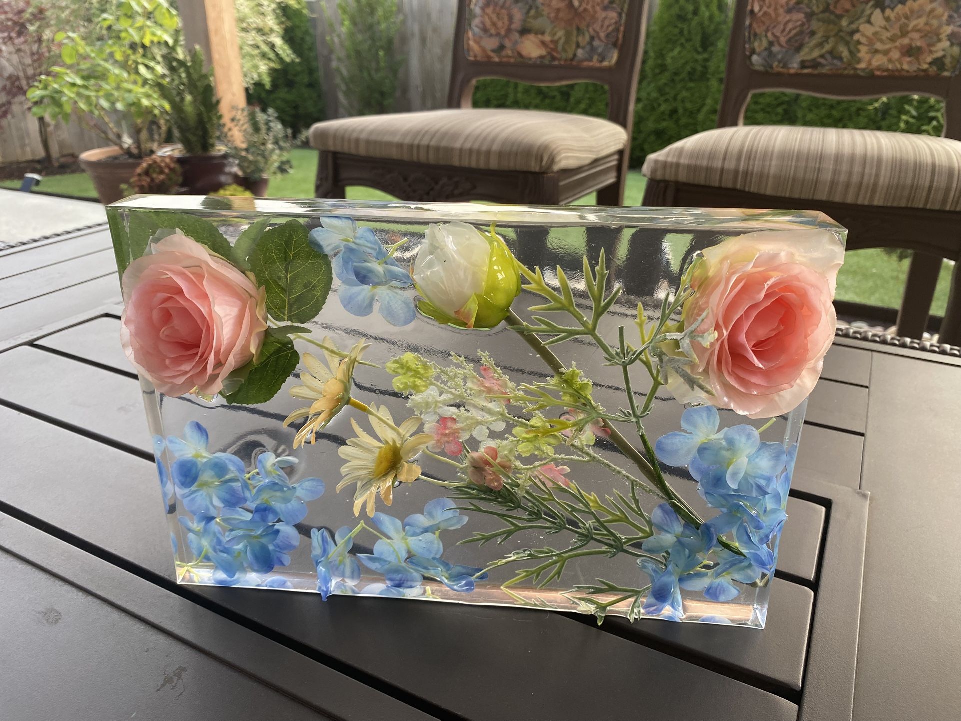 Arreglo De Resina Epoxica 3D, Hermosa Decoración