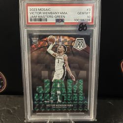 2023 Mosaic Wembanyama Jam Master  PSA 10