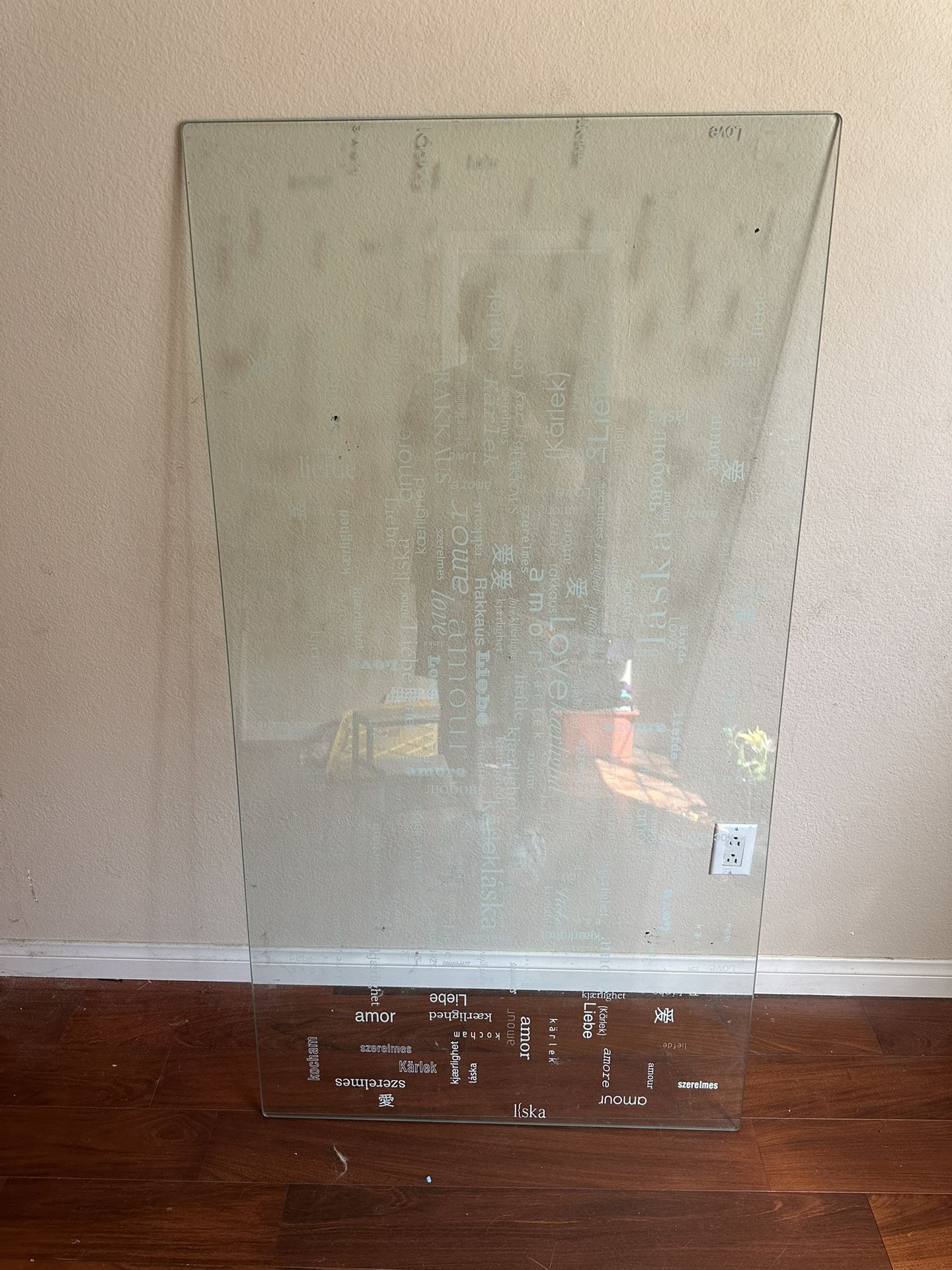 IKEA Glass Desktop 31.5x59