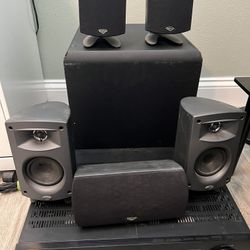 Denon AVR-E300 w/ Klipsch 5.1 Surround Speakers