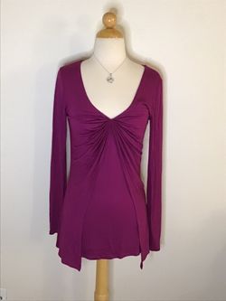 BOSTON PROPER LAYERED BLOUSE TUNIC SIZE SMALL