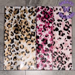Leopard Print Floral Paper / Papel Koreano