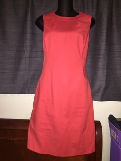 Work dress Orange Size 6 Tahari