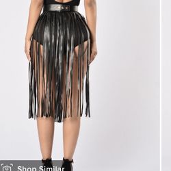 Fringe Belt Fashion Nova Skirt Belt