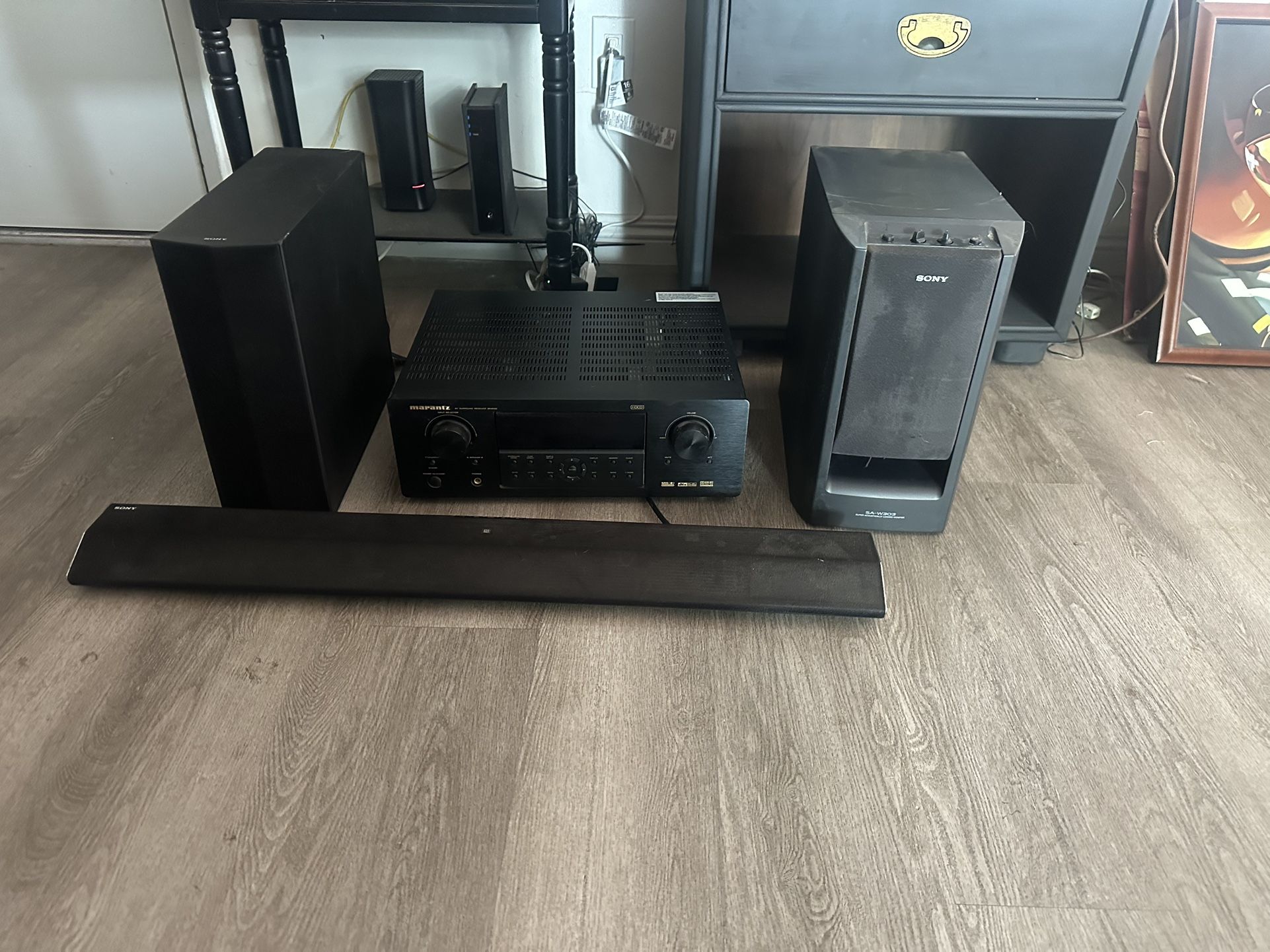 Marantz Reciever And Sony Surround Sound