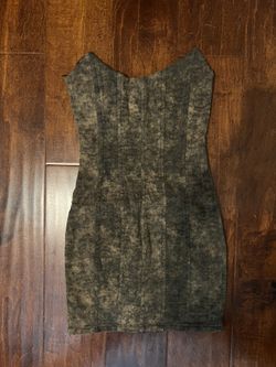 Fashion Nova Xs Strapless Mini Dress