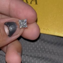 Princess cut Earrings