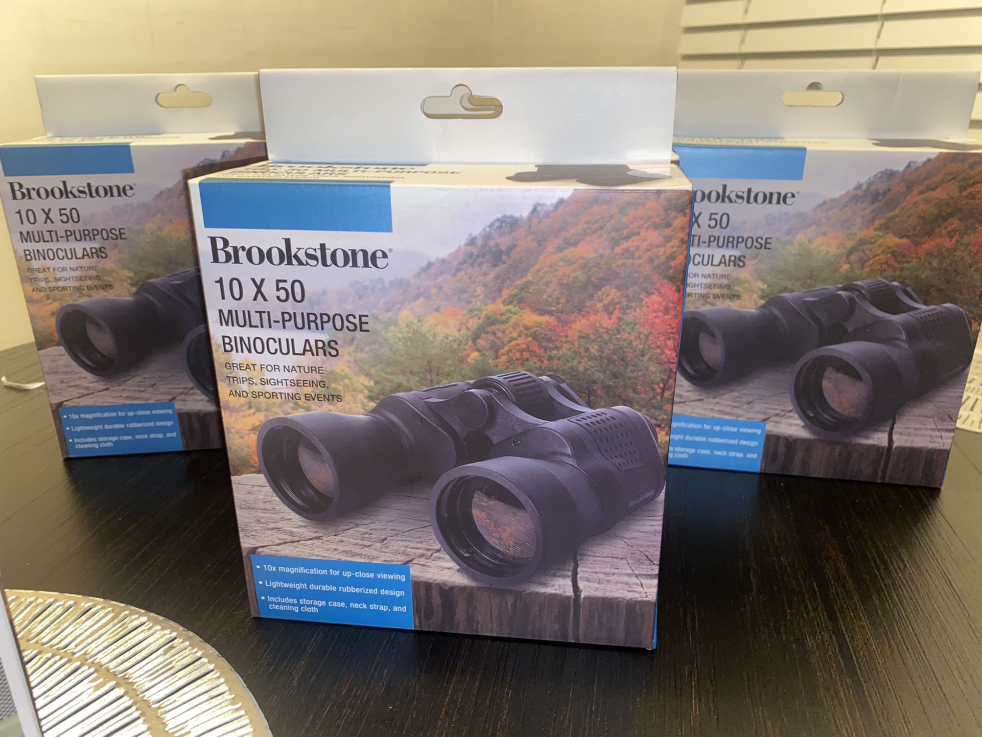 BRAND NEW BROOKSTONE 10x50 Binoculars