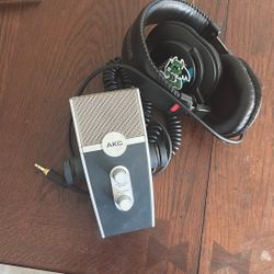 Akg USB Microphone And Headphones