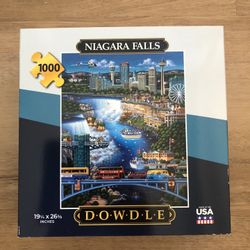 Dowdle Jigsaw Puzzles-1000 Pieces Niagara Falls New Sealed Box 
