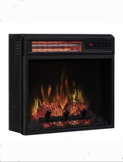 18″ Infrared Quartz Electric Fireplace Insert