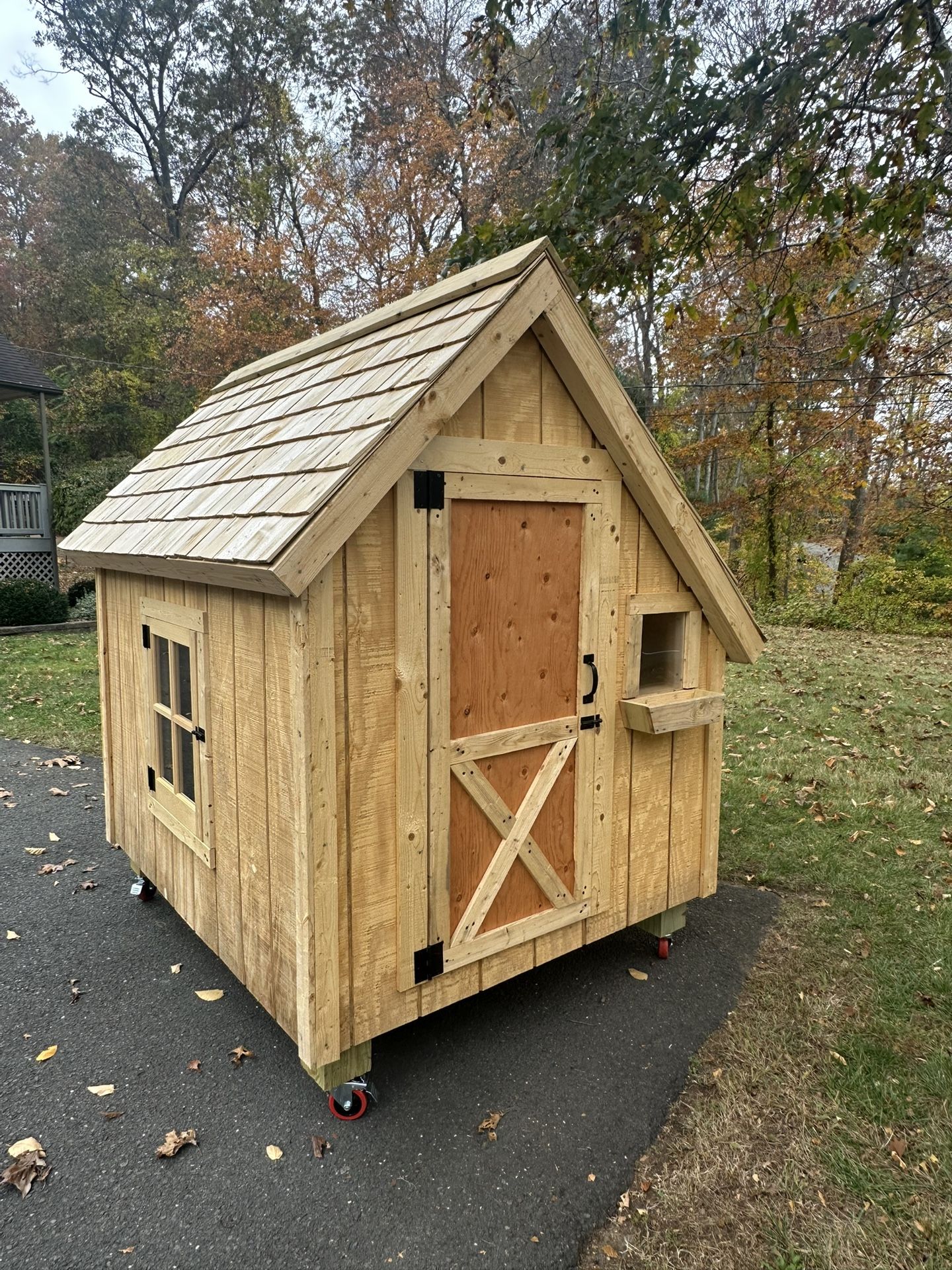 Chicken Coop W/ Cedar Shingles