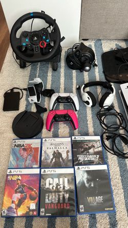 Playstation 5 + Driving wheel set