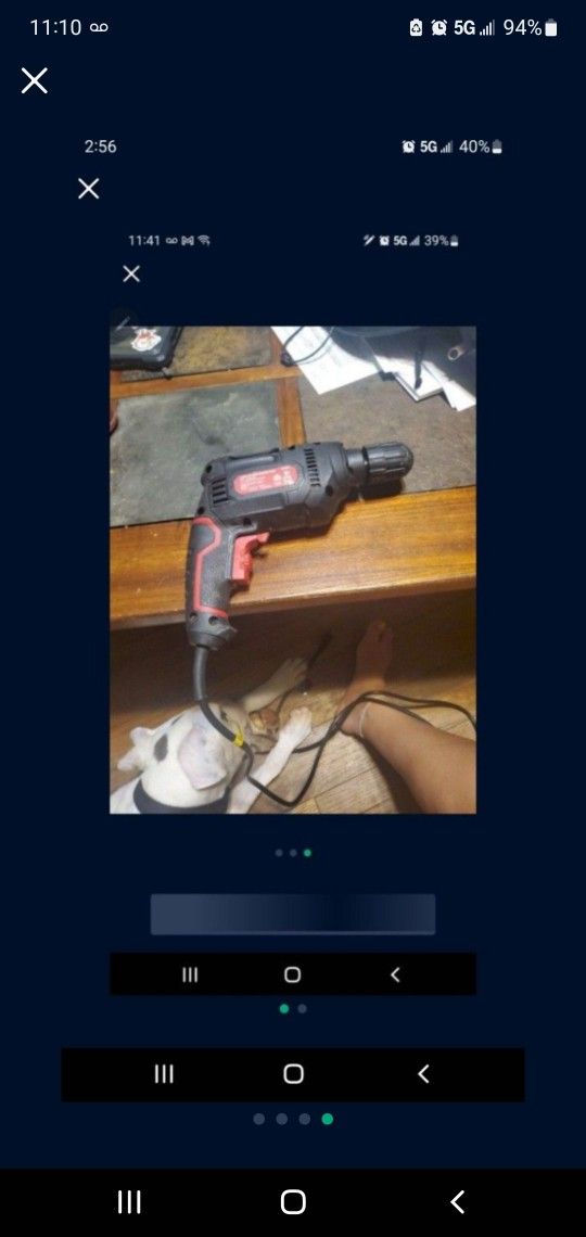 Cordless Drill No Charger Corded Jig Saw 3/8 Corded Drill