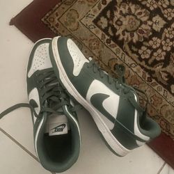Green White Nike Dunks