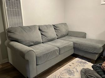 Gray sectional sofa