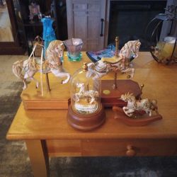 Carousel Horses Collection. Music Box