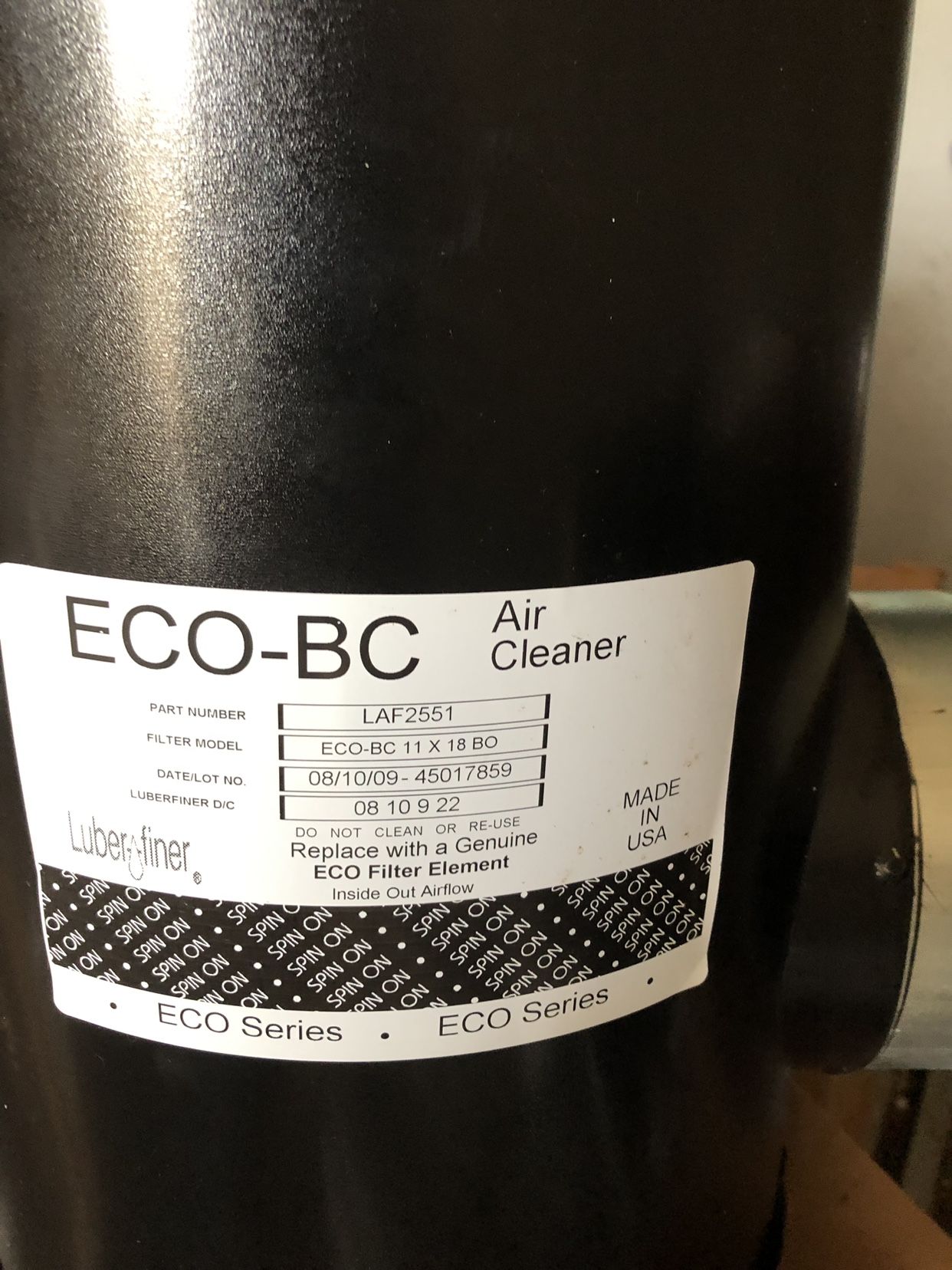 ECO-BC AIR CLEANER FILTER
