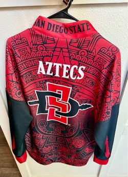 SDSU Aztecs Zip Up Jacket W/ Detachable Soft Helmet Hoodie
