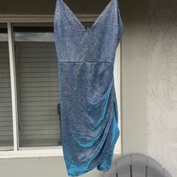 Beautiful Pearlescent Blue Dress