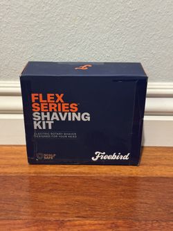 Freebird FlexSeries Electric Head & Body Hair Shaver - Mens Cordless Rechargeable Wet/Dry Skull Bald Head Back & Groin Waterproof Razor with Rotary Bl